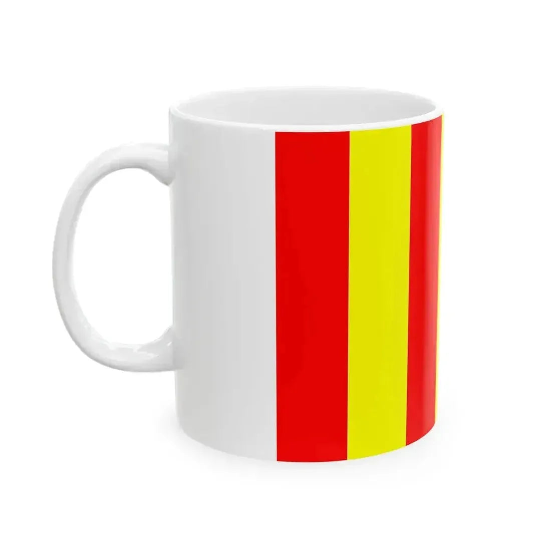 Flag of Forcalquier (France) White Coffee Mug - Go Mug Yourself