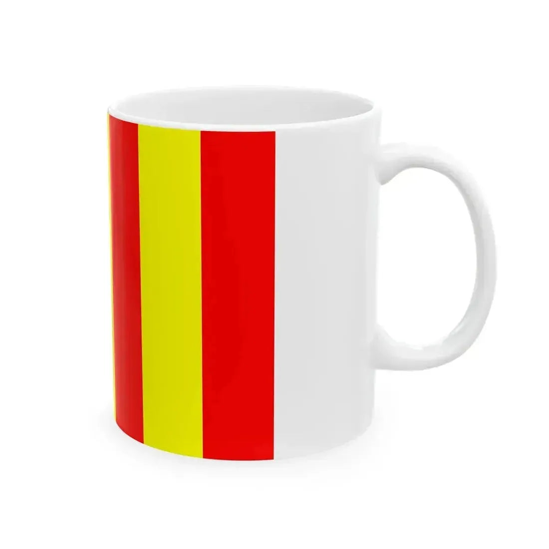 Flag of Forcalquier (France) White Coffee Mug - Go Mug Yourself