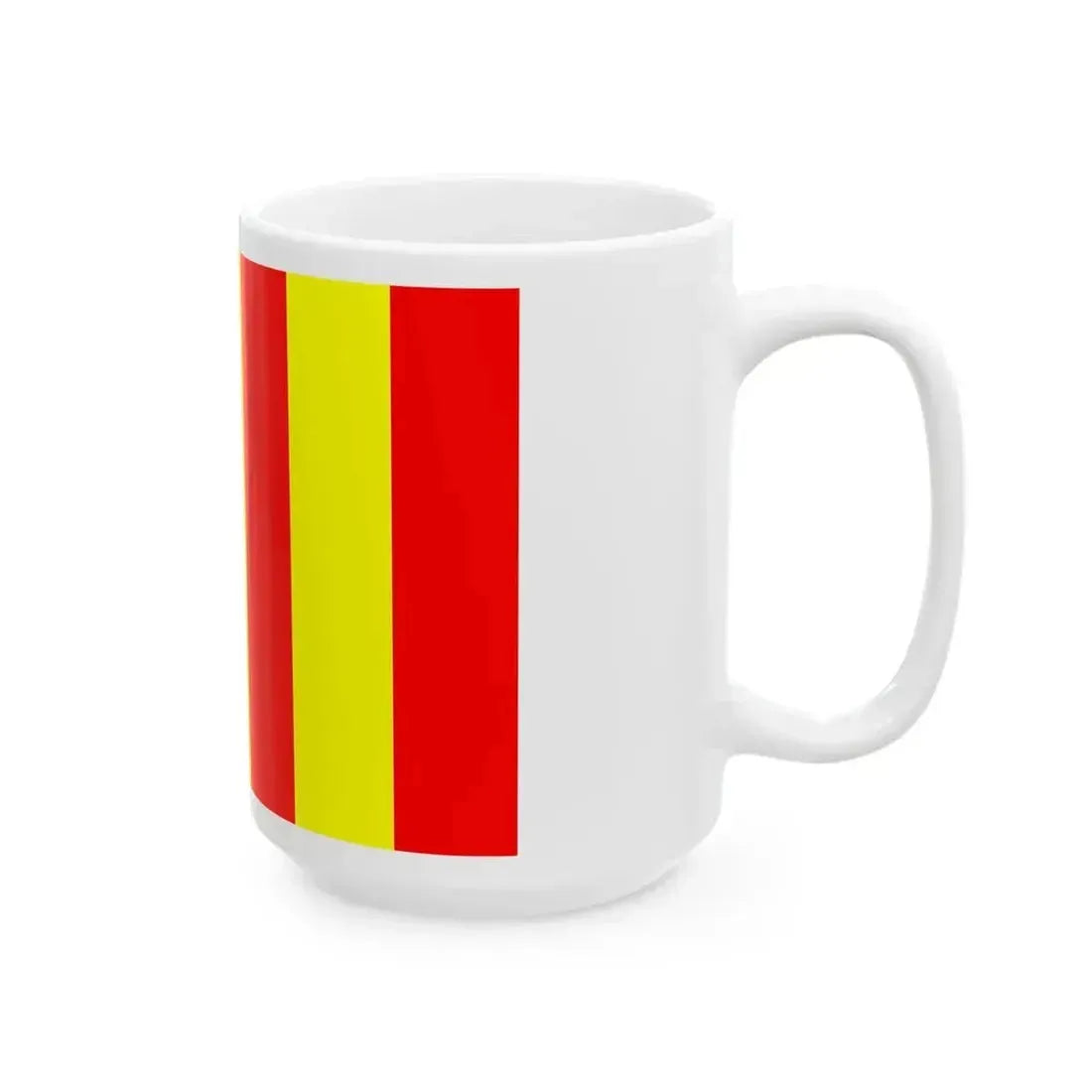 Flag of Forcalquier (France) White Coffee Mug - Go Mug Yourself