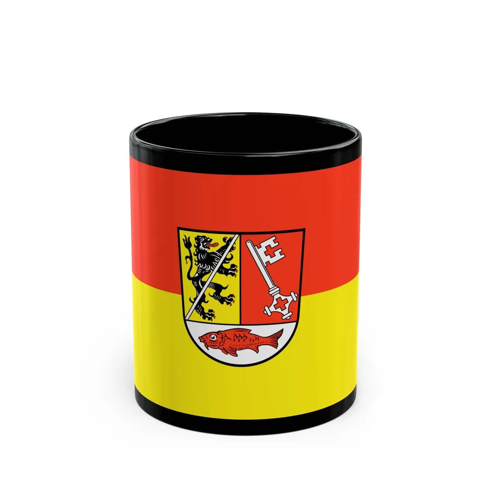 Flag of Forchheim Germany - Black Coffee Mug-11oz-Go Mug Yourself