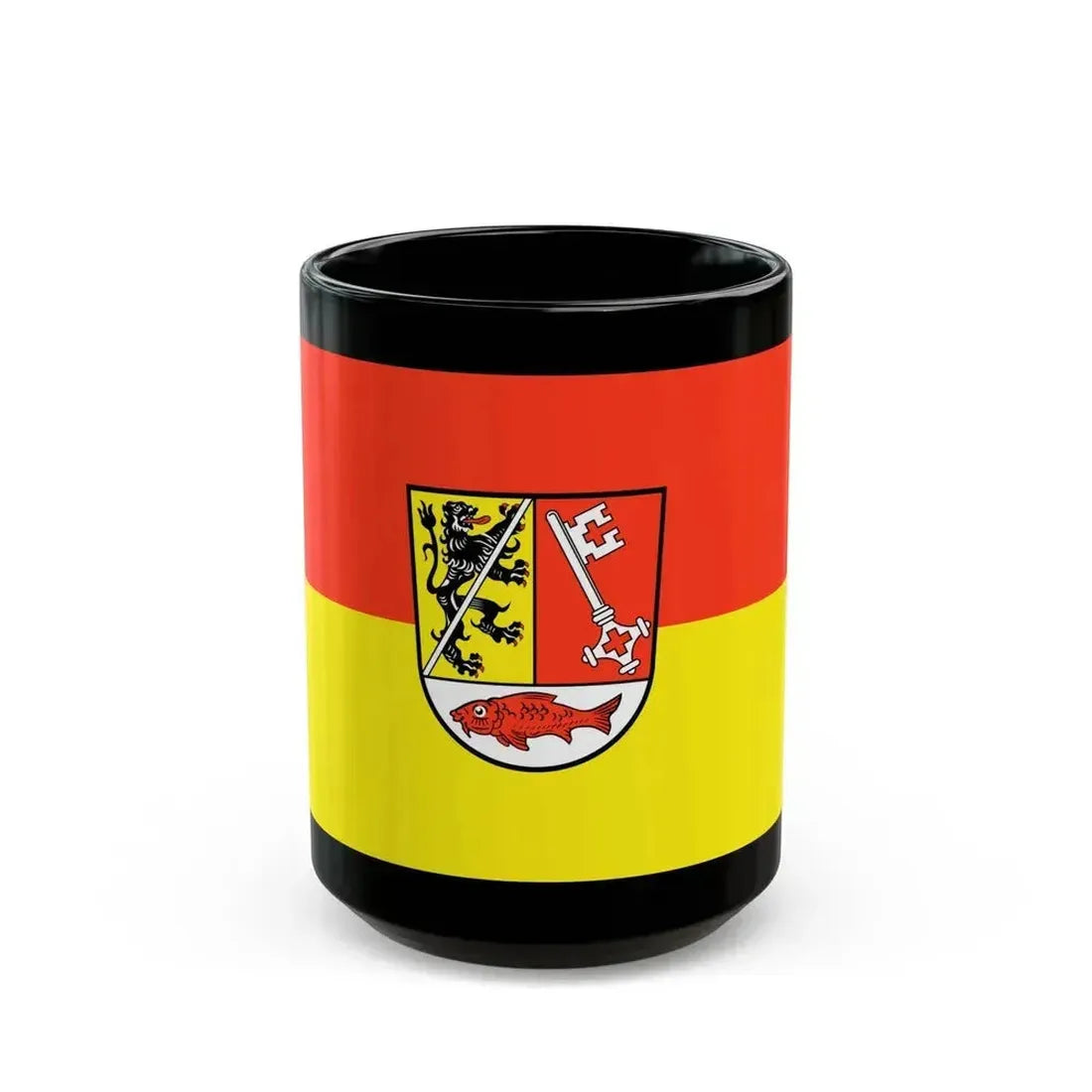 Flag of Forchheim Germany - Black Coffee Mug - Go Mug Yourself