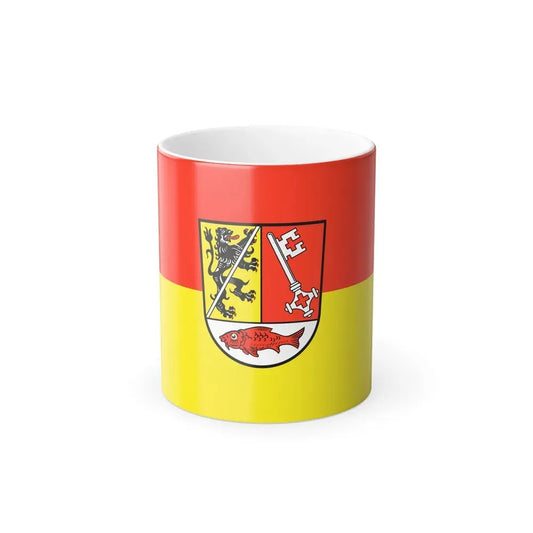 Flag of Forchheim Germany - Color Changing Coffee Mug 11oz - Go Mug Yourself