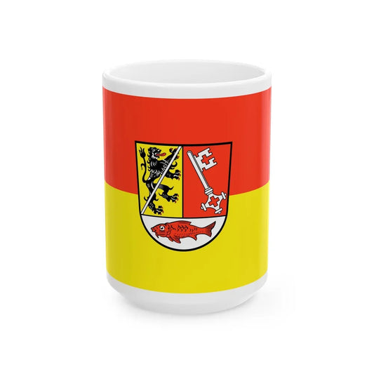 Flag of Forchheim Germany - White Coffee Mug-15oz-Go Mug Yourself