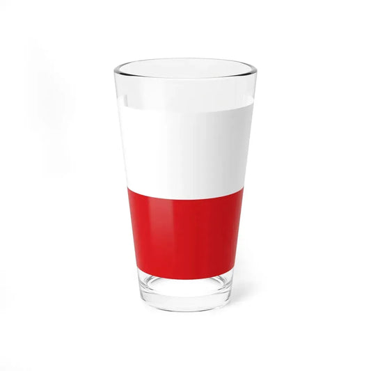 Flag of Forlì (Italy) Pint Glass 16oz 16oz - Go Mug Yourself