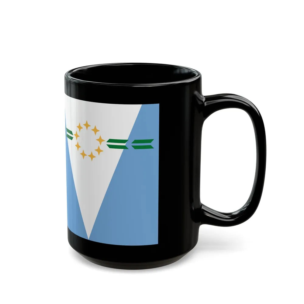 Flag of Formosa Province Argentina - Black Coffee Mug-Go Mug Yourself