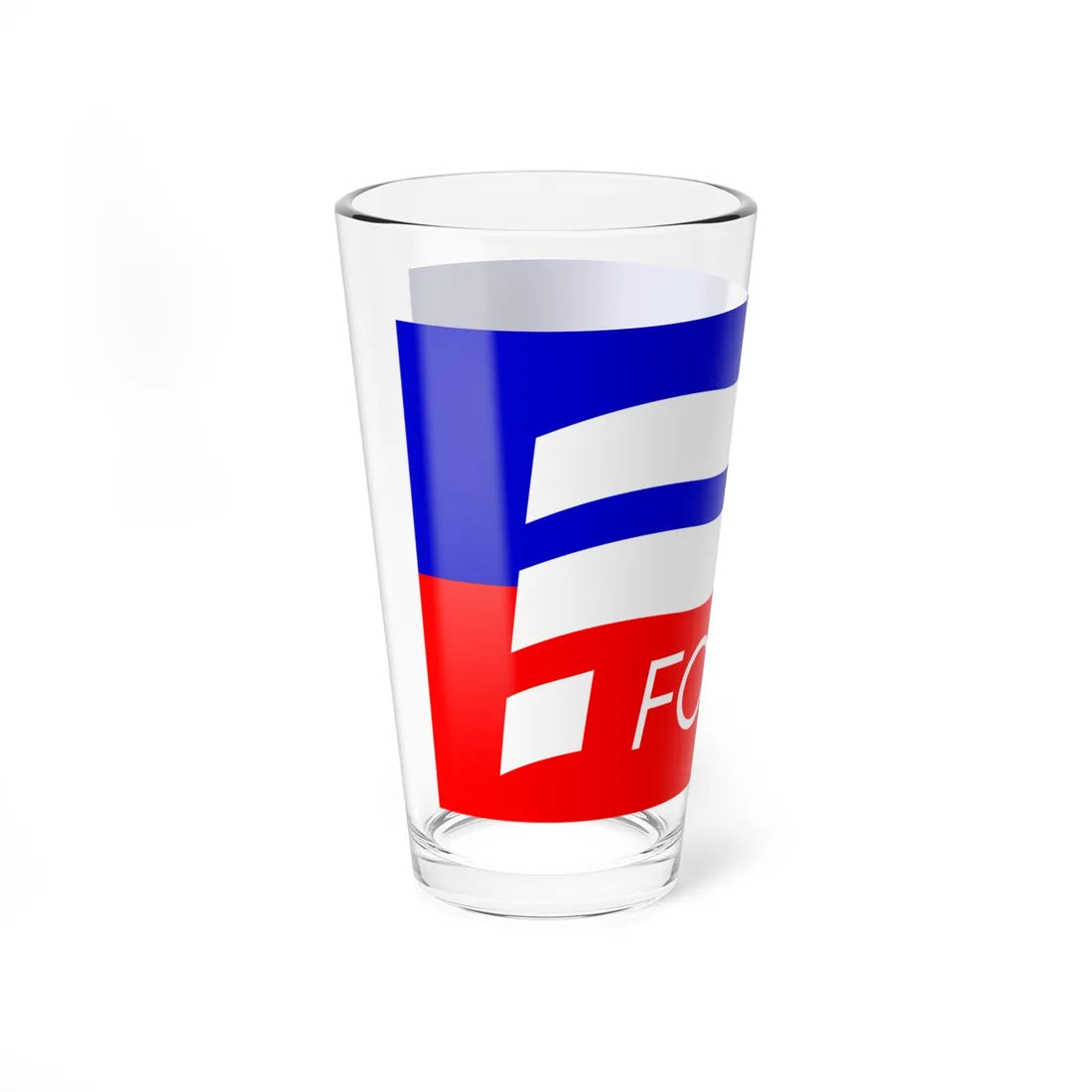 Flag of Forney Texas (United States) Pint Glass 16oz - Go Mug Yourself