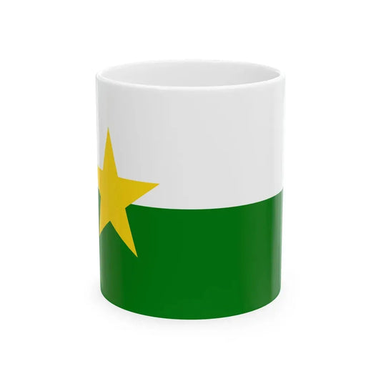 Flag of Forsyth County North Carolina (United States) White Coffee Mug 11oz - Go Mug Yourself