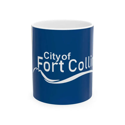 Flag of Fort Collins Colorado (United States) White Coffee Mug 11oz - Go Mug Yourself