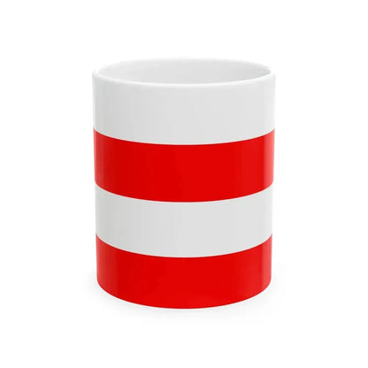 Flag of Fort-Mardyck (France) White Coffee Mug 11oz - Go Mug Yourself