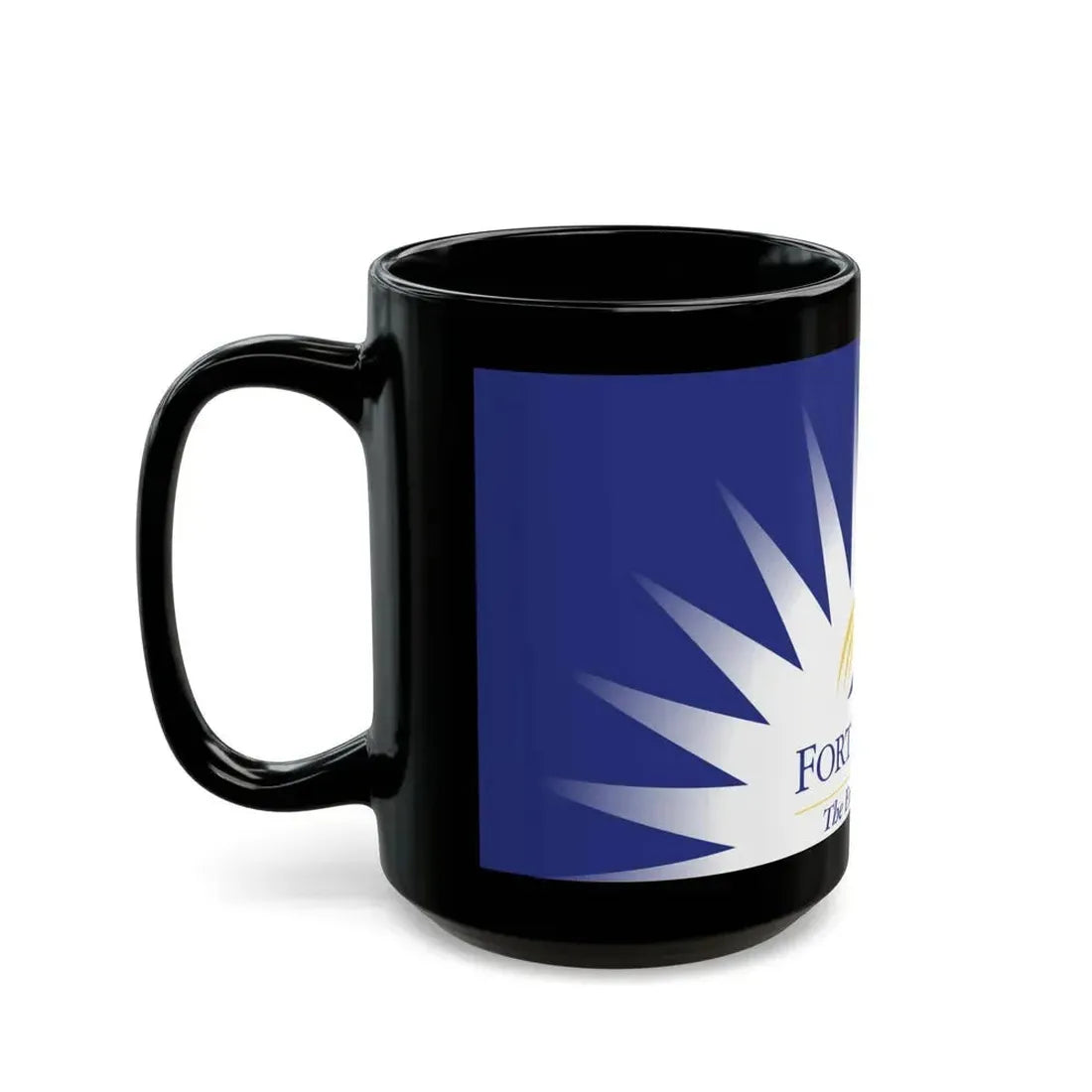 Flag of Fort St John British Columbia Canada - Black Coffee Mug - Go Mug Yourself