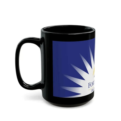 Flag of Fort St John British Columbia Canada - Black Coffee Mug - Go Mug Yourself