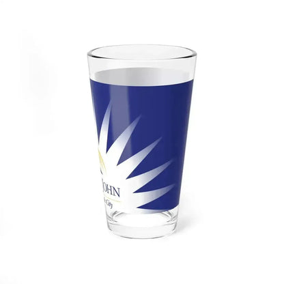 Flag of Fort St John British Columbia Canada - Pint Glass 16oz - Go Mug Yourself