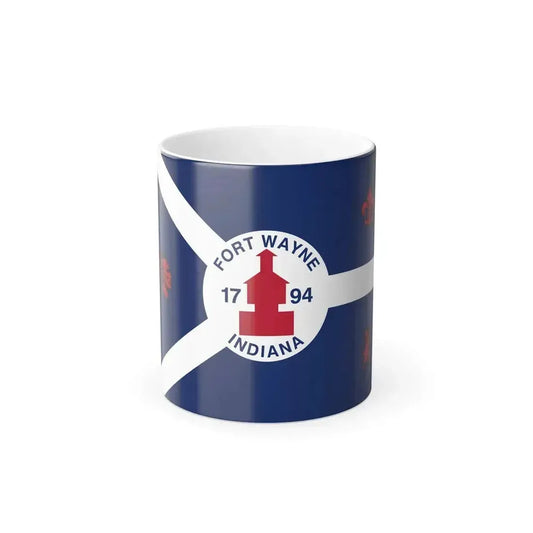 Flag of Fort Wayne, Indiana - Color Changing Coffee Mug 11oz - Go Mug Yourself