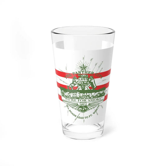 Flag of Fort Worth Texas 1912-1968 (United States) Pint Glass 16oz 16oz - Go Mug Yourself