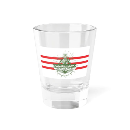 Flag of Fort Worth Texas 1912-1968 (United States) Shot Glass 1.5oz 1.5oz - Go Mug Yourself