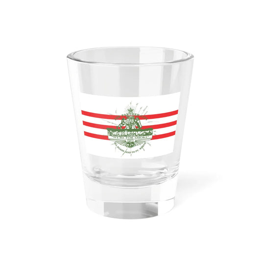 Flag of Fort Worth Texas 1912-1968 (United States) Shot Glass 1.5oz 1.5oz - Go Mug Yourself