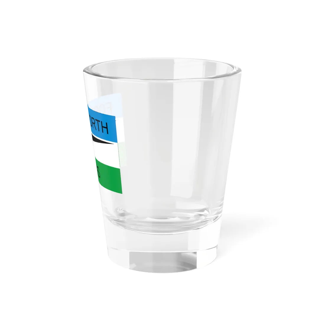 Flag of Fort Worth Texas through 2004 (United States) Shot Glass 1.5oz - Go Mug Yourself