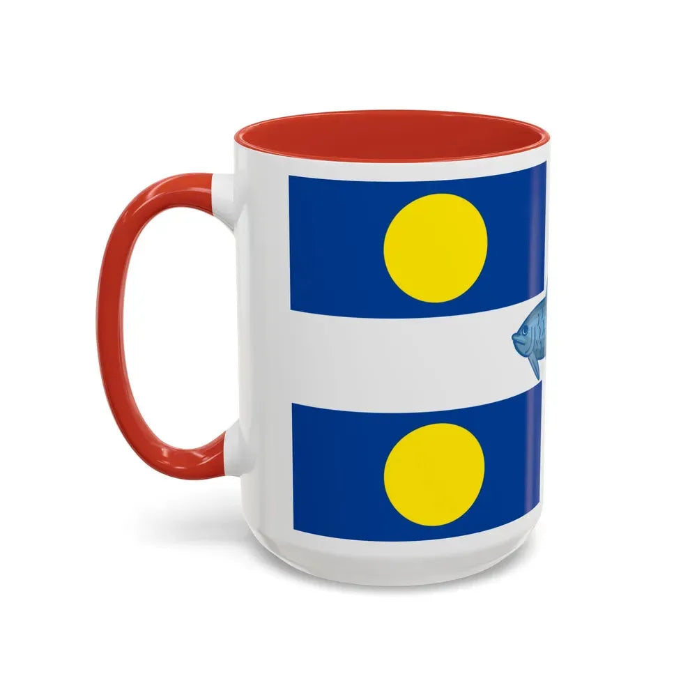Flag of Fortune Newfoundland and Labrador Canada - Accent Coffee Mug - Go Mug Yourself