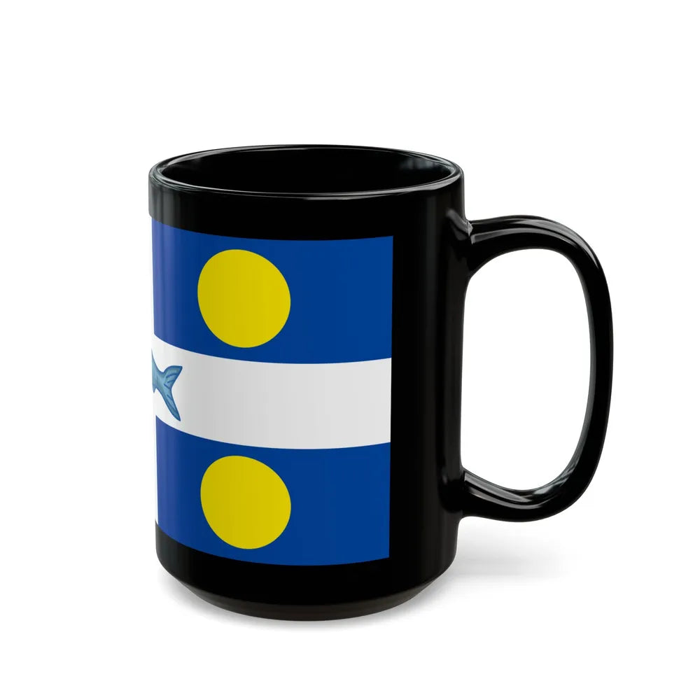 Flag of Fortune Newfoundland and Labrador Canada - Black Coffee Mug-Go Mug Yourself