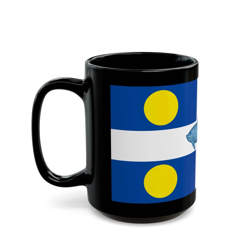 Flag of Fortune Newfoundland and Labrador Canada - Black Coffee Mug-Go Mug Yourself