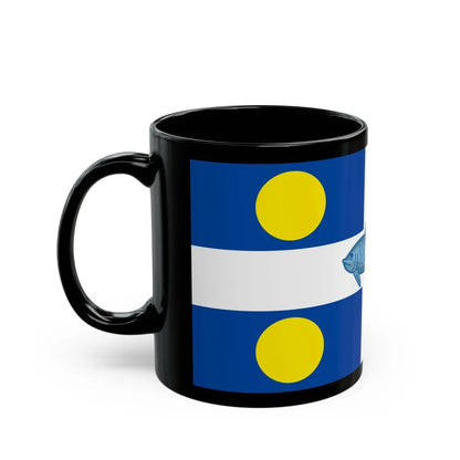 Flag of Fortune Newfoundland and Labrador Canada - Black Coffee Mug-Go Mug Yourself