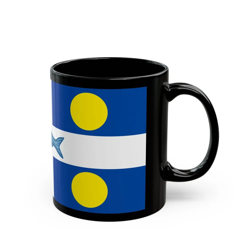 Flag of Fortune Newfoundland and Labrador Canada - Black Coffee Mug-Go Mug Yourself