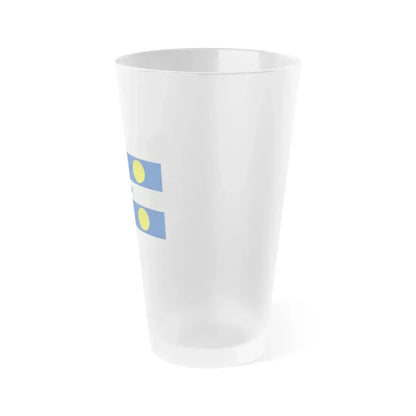 Flag of Fortune Newfoundland and Labrador Canada - Frosted Pint Glass 16oz - Go Mug Yourself