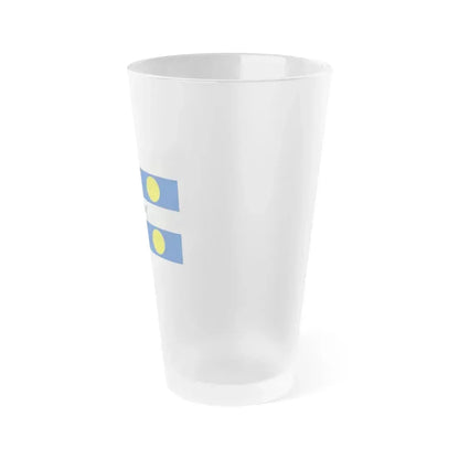 Flag of Fortune Newfoundland and Labrador Canada - Frosted Pint Glass 16oz - Go Mug Yourself