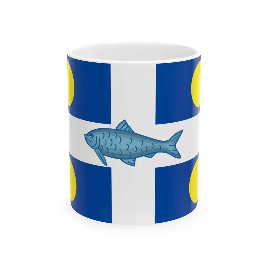 Flag of Fortune Newfoundland and Labrador Canada - White Coffee Mug 11oz - Go Mug Yourself