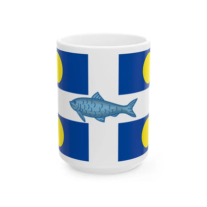 Flag of Fortune Newfoundland and Labrador Canada - White Coffee Mug-15oz-Go Mug Yourself