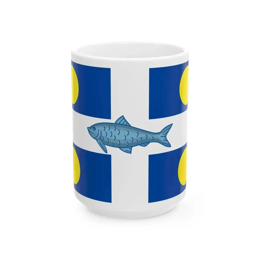 Flag of Fortune Newfoundland and Labrador Canada - White Coffee Mug - Go Mug Yourself
