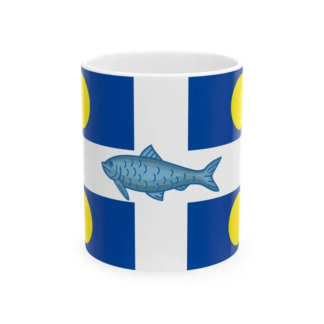 Flag of Fortune Newfoundland and Labrador Canada - White Coffee Mug - Go Mug Yourself