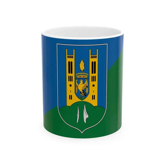 Flag of Fot (Hungary) White Coffee Mug 11oz - Go Mug Yourself
