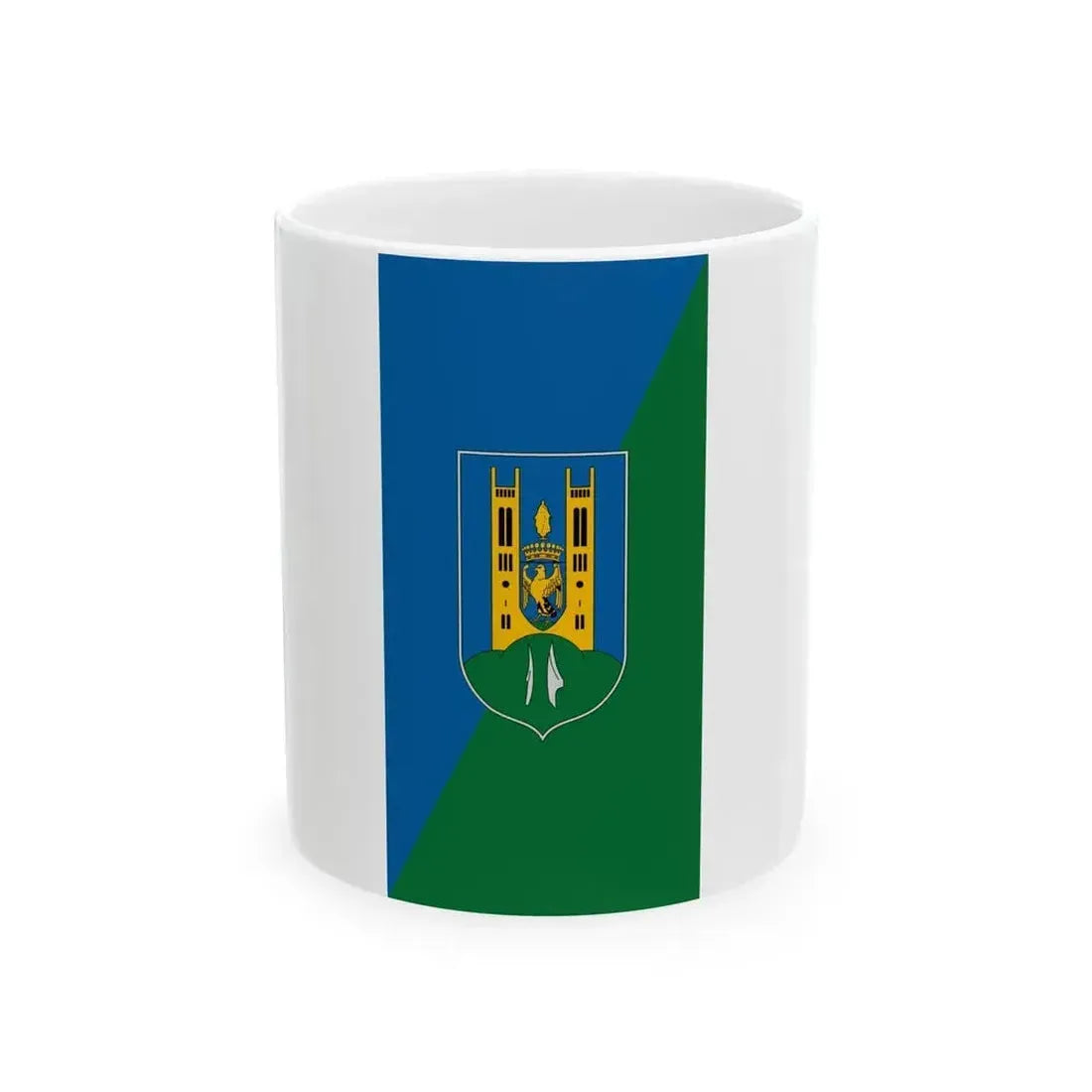 Flag of Fot vertical (Hungary) White Coffee Mug 11oz - Go Mug Yourself