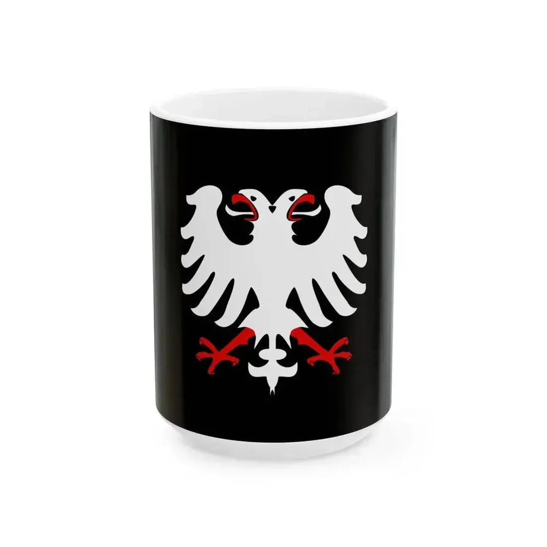 Flag of Fouesnant France (France) White Coffee Mug 15oz - Go Mug Yourself