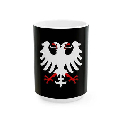 Flag of Fouesnant France (France) White Coffee Mug 15oz - Go Mug Yourself