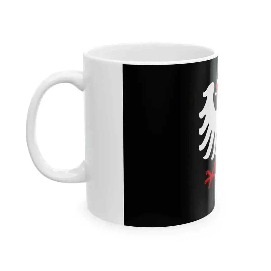 Flag of Fouesnant France (France) White Coffee Mug - Go Mug Yourself