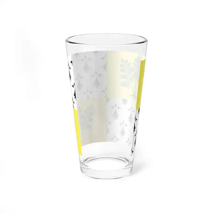 Flag of Fougeres (France) Pint Glass 16oz - Go Mug Yourself