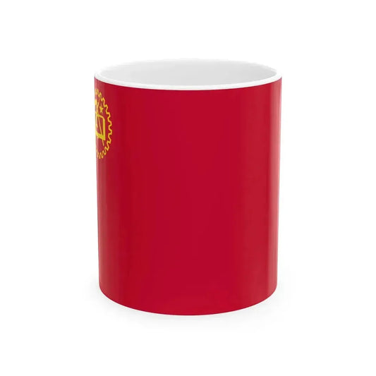 Flag of FPLM (Mozambique) White Coffee Mug 11oz - Go Mug Yourself