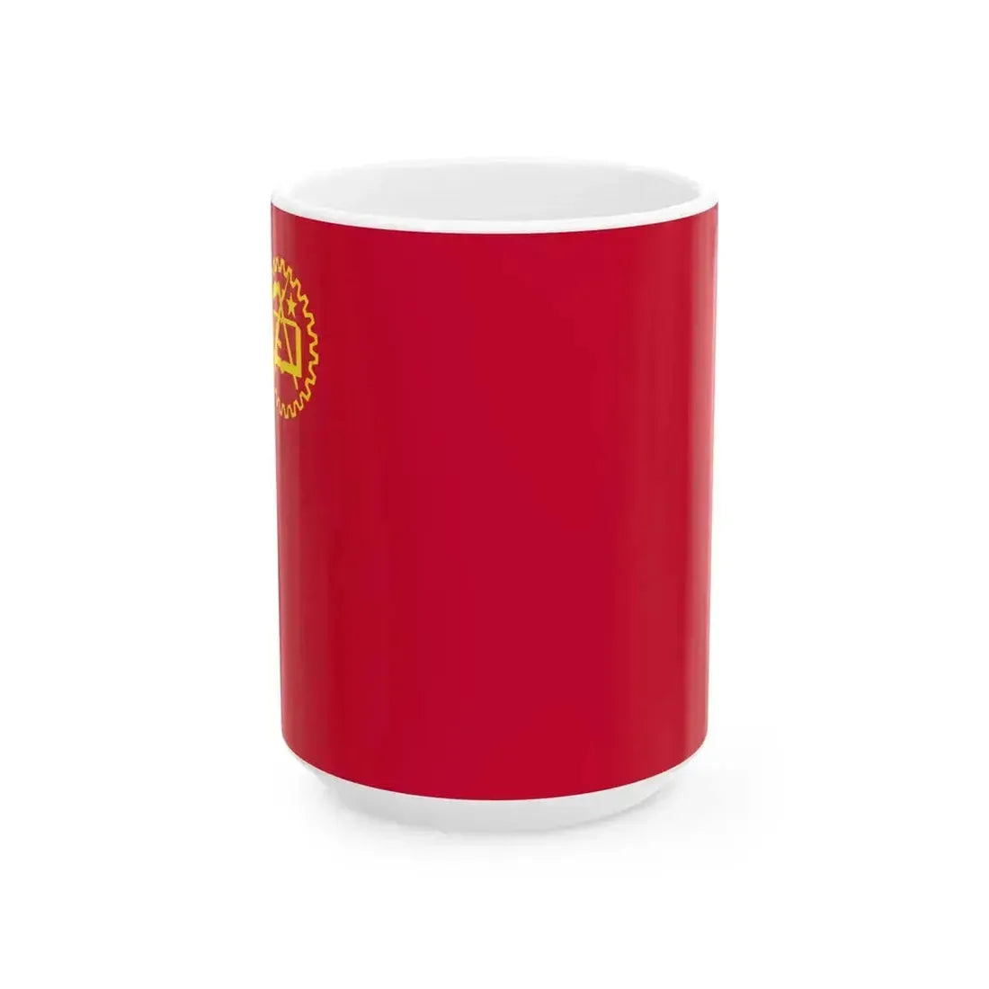 Flag of FPLM (Mozambique) White Coffee Mug 15oz - Go Mug Yourself