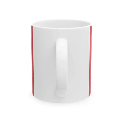 Flag of FPLM (Mozambique) White Coffee Mug - Go Mug Yourself