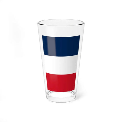 Flag of France 1794-1815 18301974 2020present vertical (France) Pint Glass 16oz 16oz - Go Mug Yourself