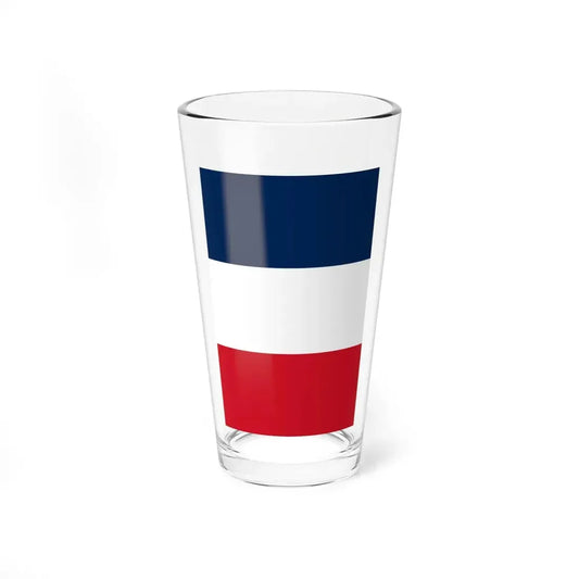 Flag of France 1794-1815 18301974 2020present vertical (France) Pint Glass 16oz 16oz - Go Mug Yourself