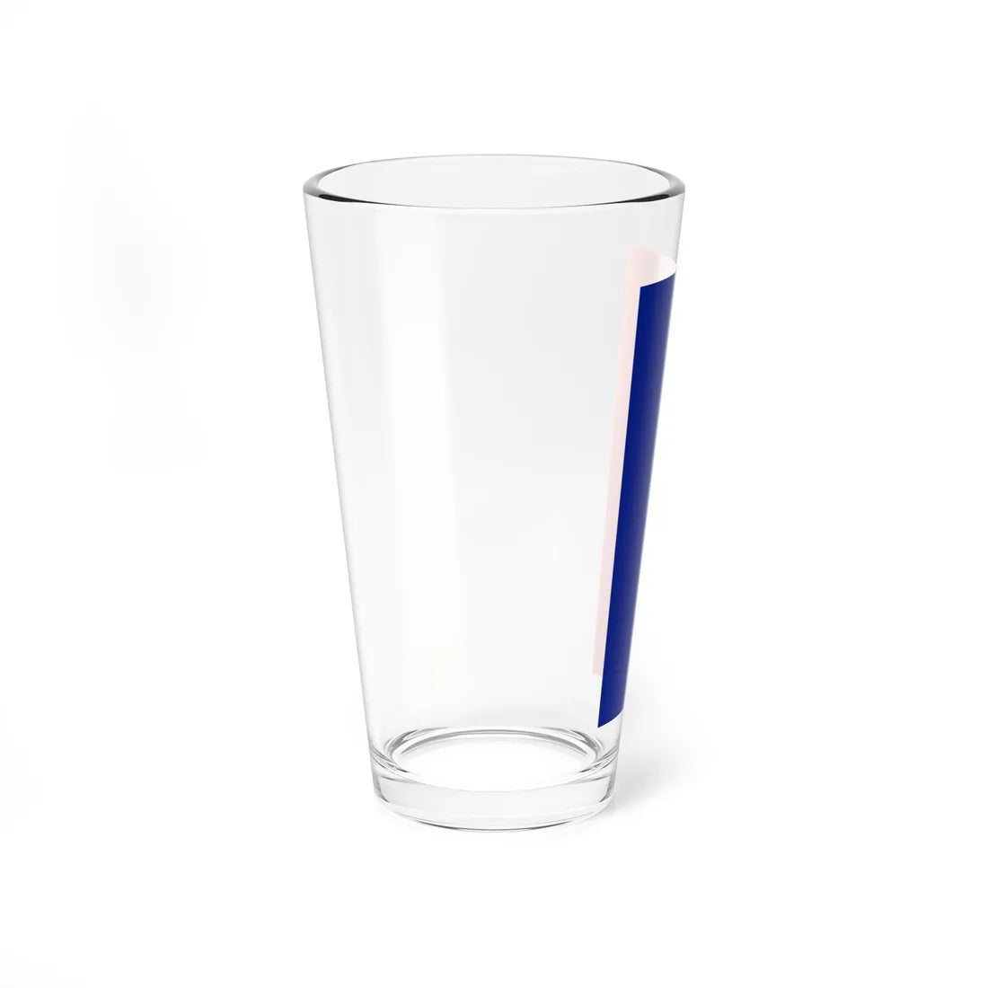 Flag of France 1976-2020 vertical (Belgium) Pint Glass 16oz - Go Mug Yourself