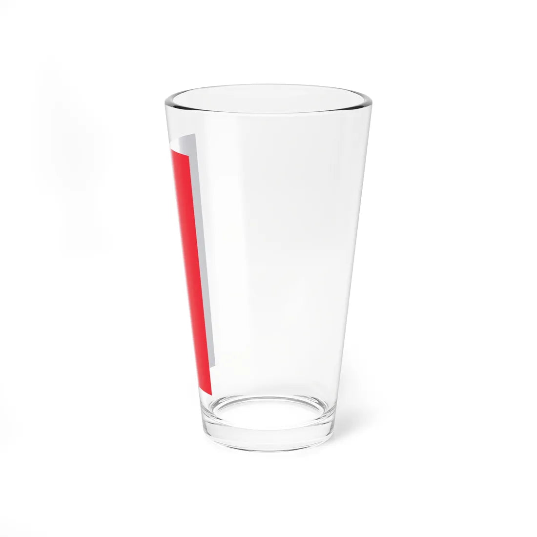 Flag of France 1976-2020 vertical (Belgium) Pint Glass 16oz - Go Mug Yourself