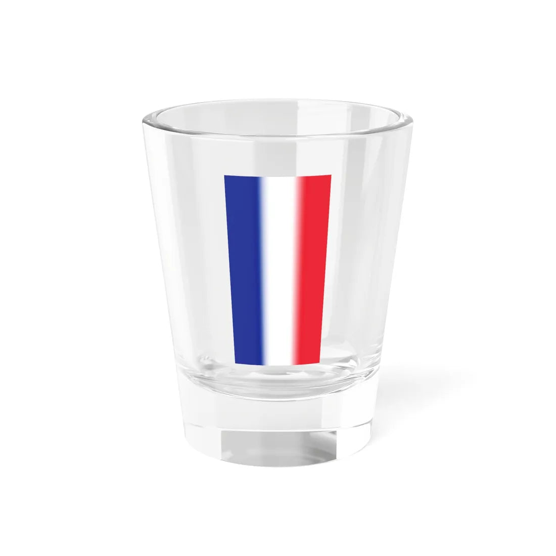 Flag of France 1976-2020 vertical (Belgium) Shot Glass 1.5oz 1.5oz - Go Mug Yourself