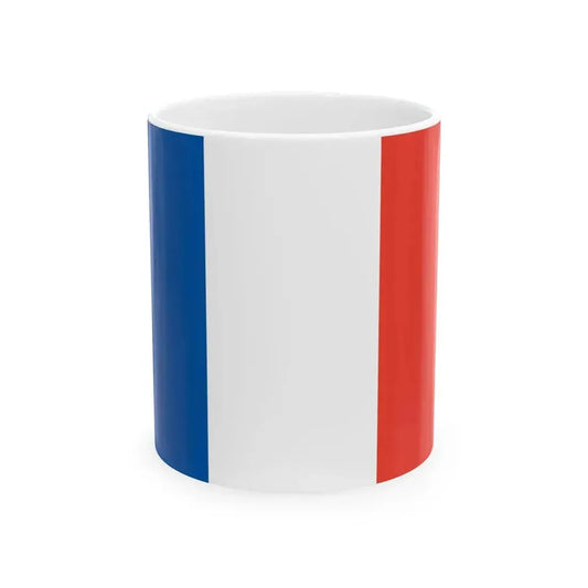 Flag of France alternative version (France) White Coffee Mug 11oz - Go Mug Yourself