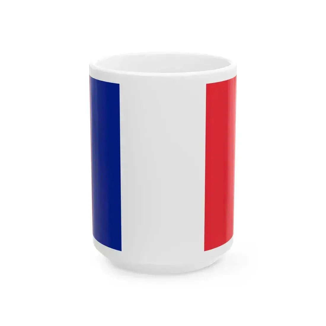 Flag of France Bastille Day 2018 (France) White Coffee Mug 15oz - Go Mug Yourself