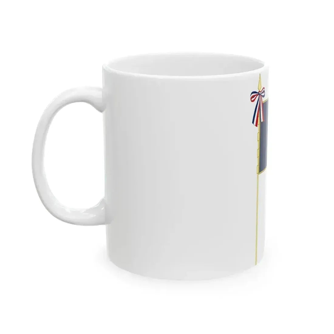 Flag of France Complete (France) White Coffee Mug - Go Mug Yourself