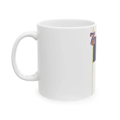 Flag of France Complete (France) White Coffee Mug - Go Mug Yourself